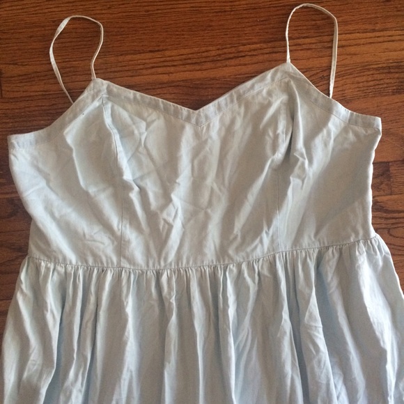 LIGHTWASH DENIM DRESS. - Picture 2 of 3