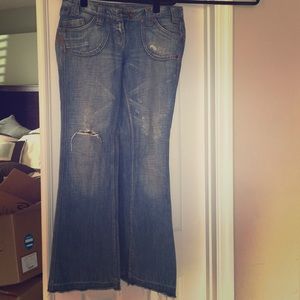 River island jeans size 8, hipsters may fit 6