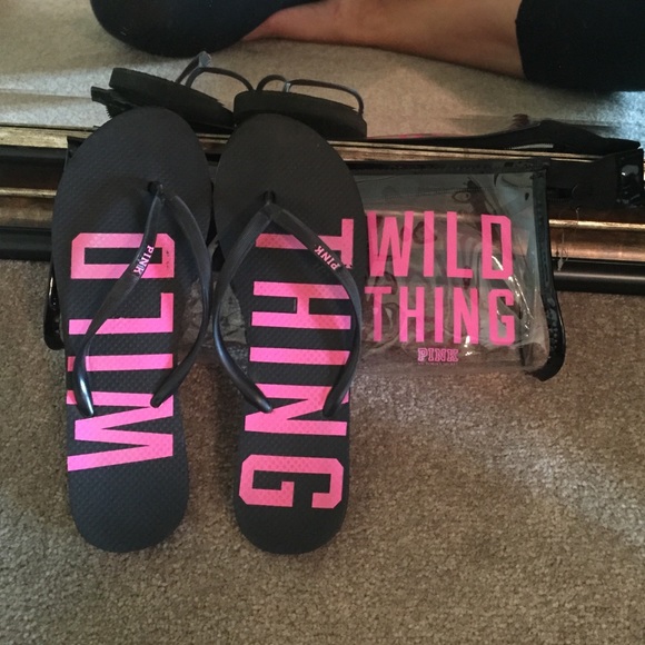 VSPINK "wild thing" flip flops