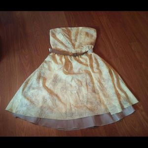 Maurices Strapless/Belted Dress