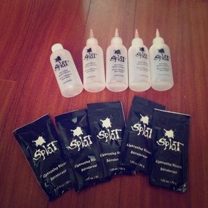 Bundle of splat hair bleach