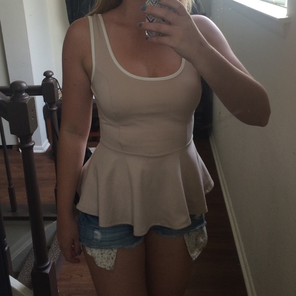 Green Envelope Tops - Peplum top