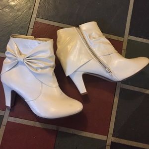 White Heeled Boots
