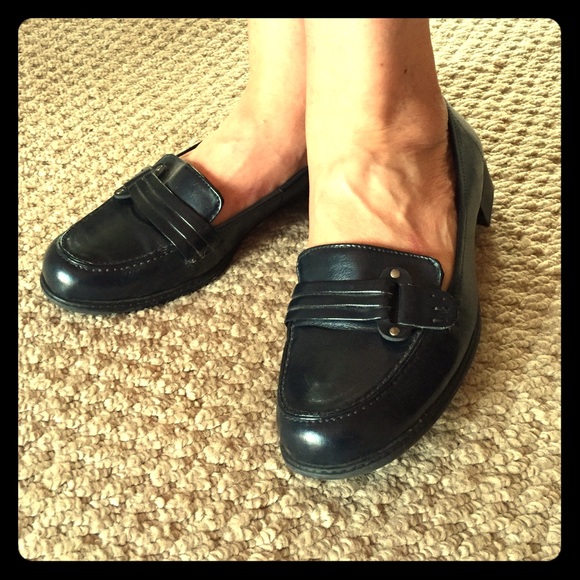 Liz Claiborne Dark Blue Loafers