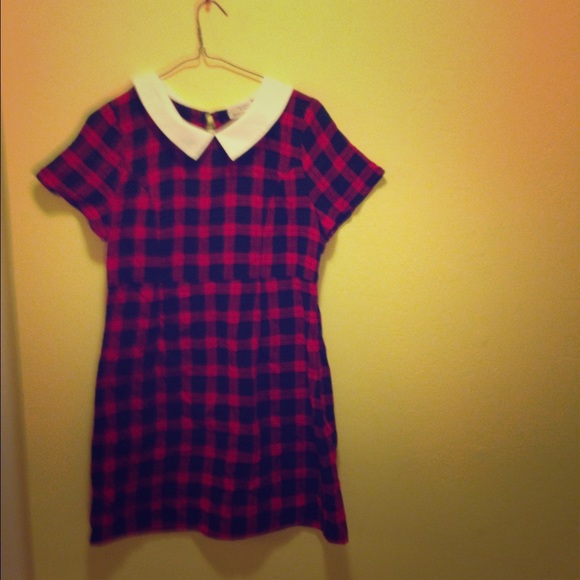 Red and black plaid dress🍁🍂