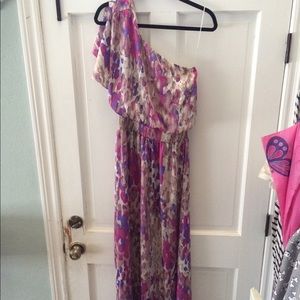 Jessica Simpson long silky dress