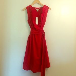 Diane Von Furstenburg Andra dress - Red - Size 10