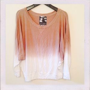 Cotton ombré top. NWOT!