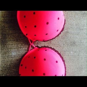 NEW Double push up hot pink bra