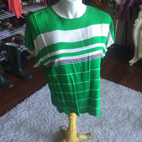 Cute Striped Vintage Top Size 16