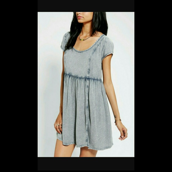 Ecote denim baby doll dress