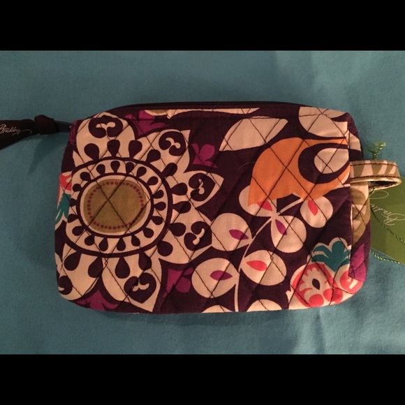 *SOLD* Vera Bradley Small Cosmetic Bag-Plum Crazy
