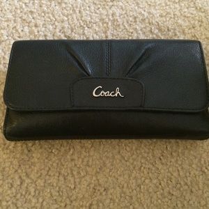 Black coach wallet