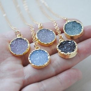 One-of-a-Kind Druzy Pendant