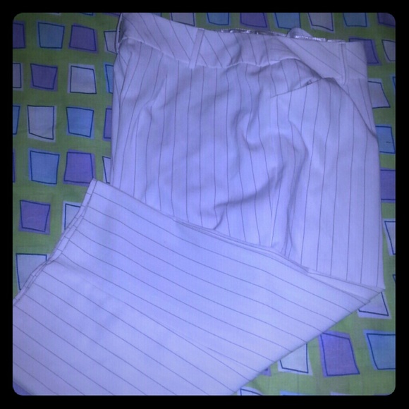 Pinstripe Capris *(Stretch Material)
