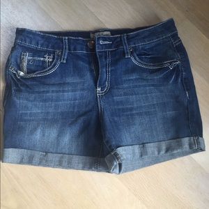 Denim shorts