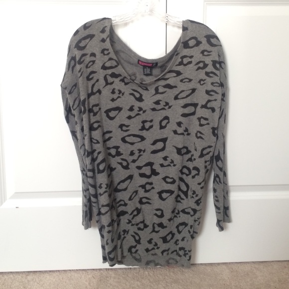 Leopard print sweater