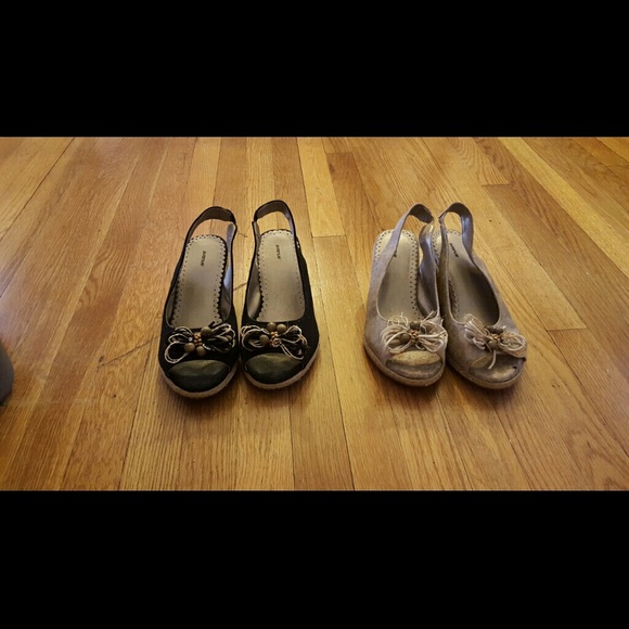Wedge sling backs