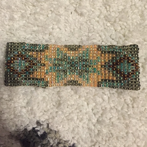 American eagle tribal beaded bracelet