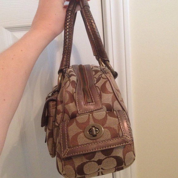 Vintage Python coach handbag - Picture 2 of 4