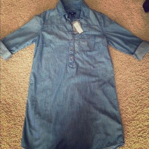 Gap denim dress.