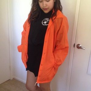 Orange Vintage windbreaker 🍊