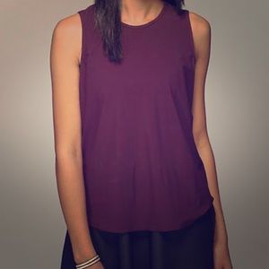 Lululemon Here to There Tank, Bordeaux, 10