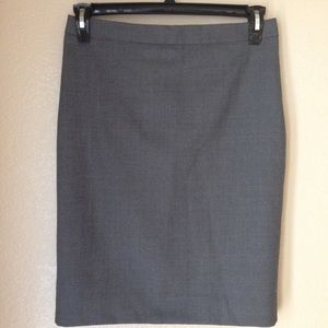 J. Crew No. 2 Pencil Skirt Wool Gray Size 4