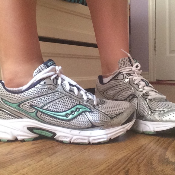 Saucony running shoes.