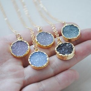 One-of-a-Kind Druzy Pendant