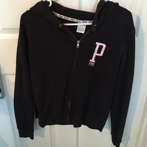 Black hoodie VS PINK