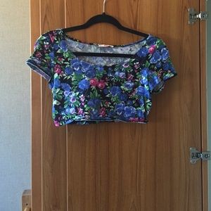 Floral crop top