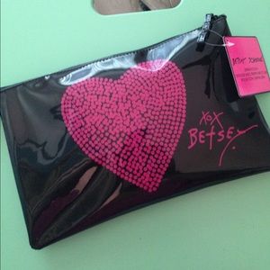 Betsey Johnson zipper pouch