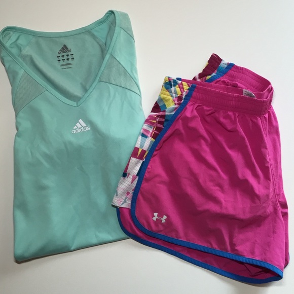 Adidas Tops - Turquoise Adidas Women's T