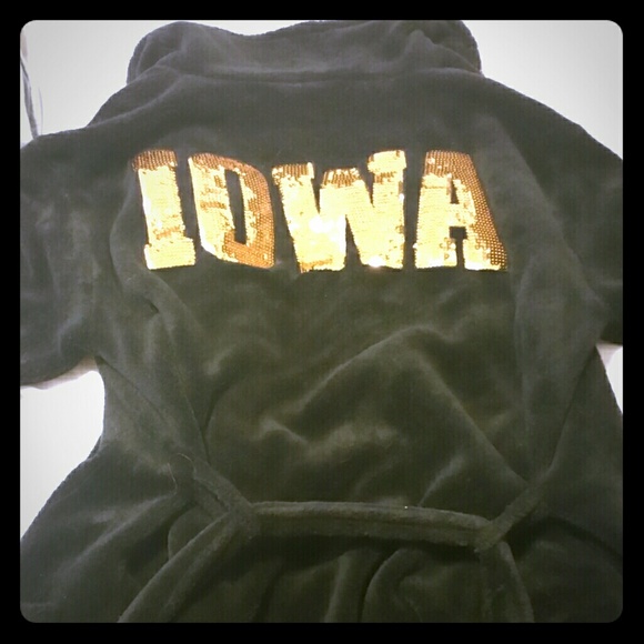 Victorias secret Iowa Hawkeye's bling robe
