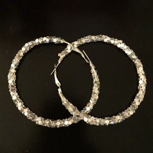 Bebe hoop earrings!