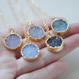 One-of-a-Kind Druzy Pendant