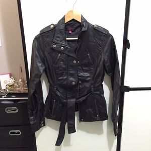 Faux Leather Jacket