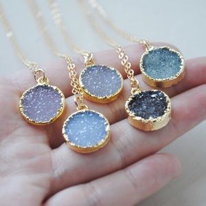 One-of-a-Kind Druzy Pendant