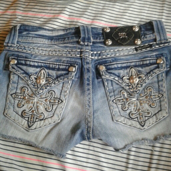 Miss Me designer denim shorts!