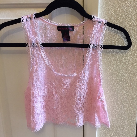 lace crop top!