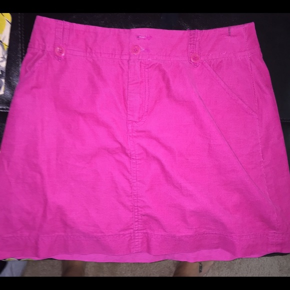 Corduroy pink Lilly Pulitzer mini skirt!