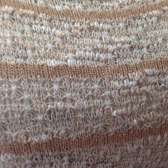 NWOT "Honeycomb" neutral striped tunic/minidress - Picture 3 of 4