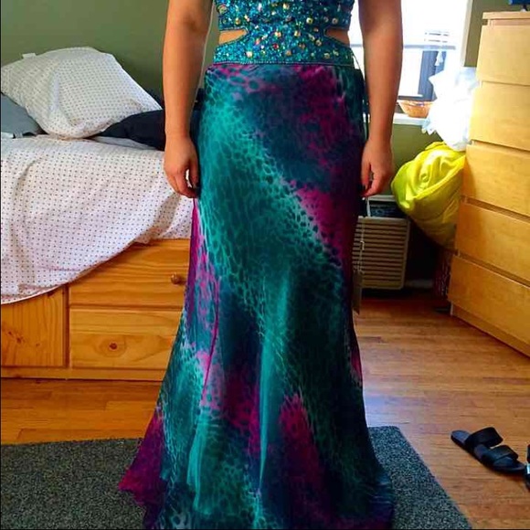spider web cut out dress