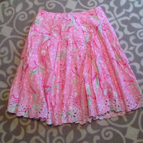 Lilly Pulitzer "the lily print" skirt