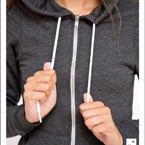 American apparel flex fleece unisex hoodie