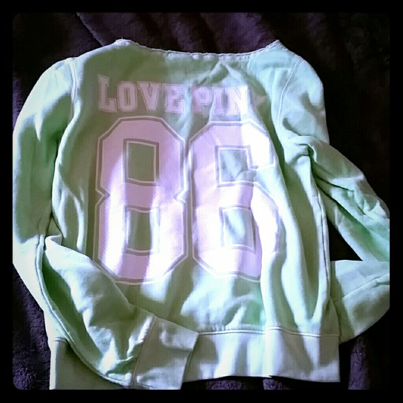 Green Pink sweater