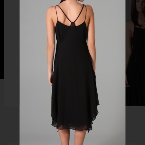 Theysken's Theory Silk Eggplant Damia Dress S - Picture 4 of 4