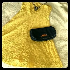 J. CREW yellow strapless dress
