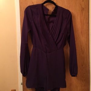 Purple romper